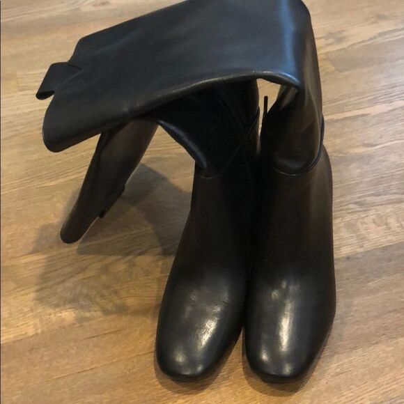 New MERCEDES CASTILLO Emmett leather knee boots  9 - Picture 2 of 8